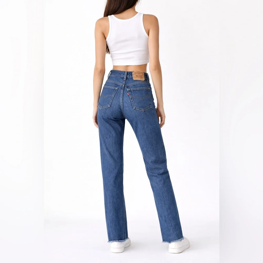 Authentic Vintage Levi’s 17501 High Rise Jeans | USA Made | Button Fly